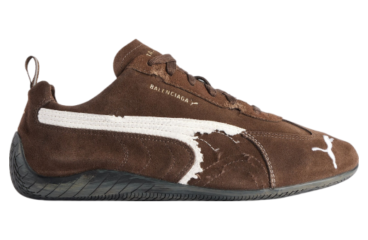 Speedcat Suede Balenciaga Brown / White