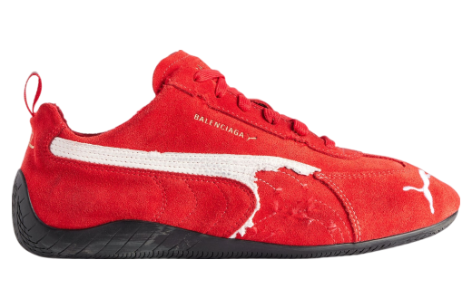 Speedcat Suede Balenciaga Red / White