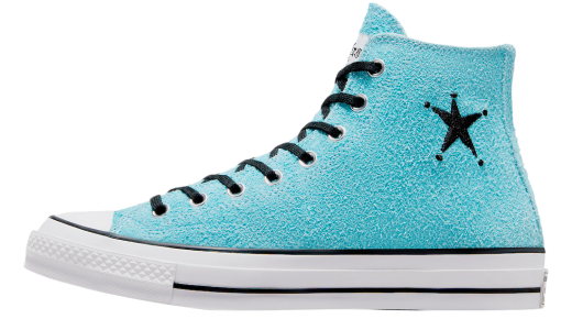 Stussy x Converse Chuck 70 Hi Sky Blue