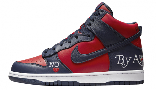 Nike dunk hotsell high black/varsity red-white