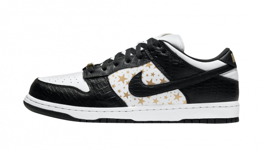 Supreme x nike sb dunk low black on sale cement