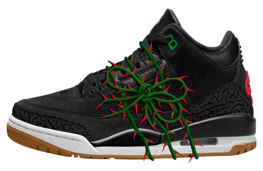 Teyana Taylor x Air Jordan 3 Fir / Fire Red