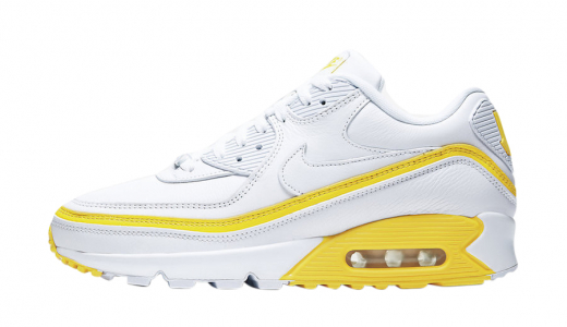 Undefeated x Nike Air Max 90 White Optic Yellow