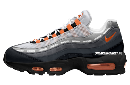 Undefeated x Nike Air Max 95 Black / Bright Crimson