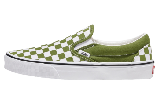 Vans Classic Slip-on Checkerboard Pesto