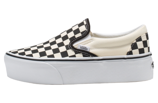 Vans Classic Slip-on Checkerboard Stackform WMNS Black / Classic White / Gum