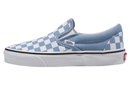 Vans Classic Slip-On Checkerboard WMNS Dusty Blue / Gum