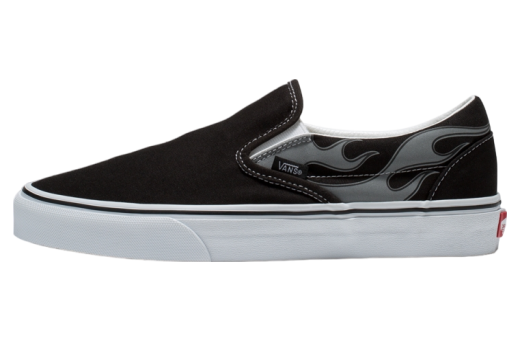 Vans Classic Slip-On Reflective Flame Black / Gum