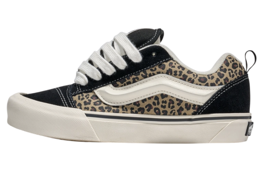 Vans　Knu Skool　Leopard Black Vans Knu Skool Leopard & Black Skate Shoes | Zumiez