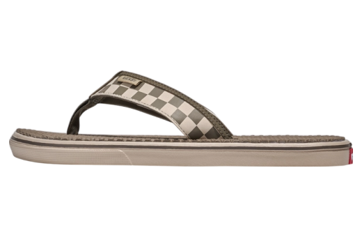 Vans Mte La Costa Checkerboard Lite Sandal Bungee Cord Brown