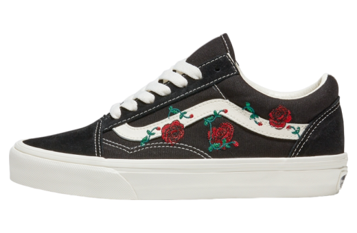 Vans Old Skool Black Roses