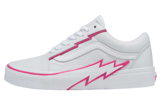 Vans Old Skool Bolt Leather Pop Pink Glo