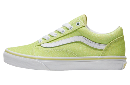 Vans Old Skool Glitter Lime Sherbert