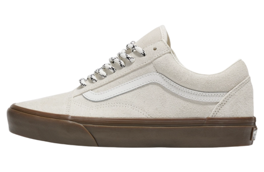 Vans Old Skool Hairy Suede Marshmallow White