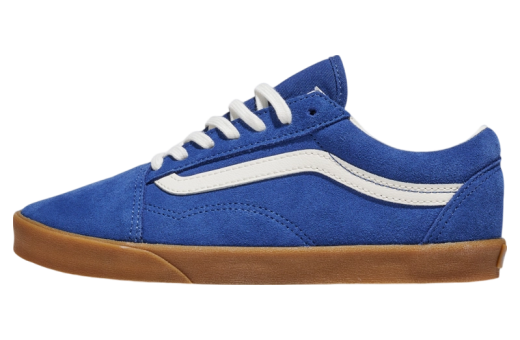 Vans Old Skool Lowpro WMNS Navy Blue / Gum Brown