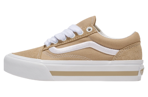 Vans Old Skool Platform GS Khaki Beige