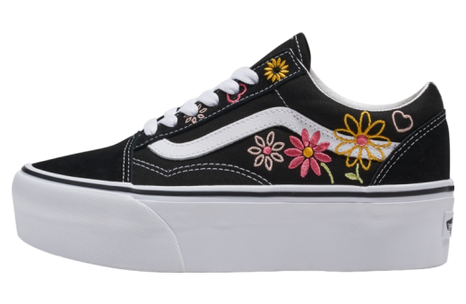 Vans Old Skool Stackform Embroidery Black / True White