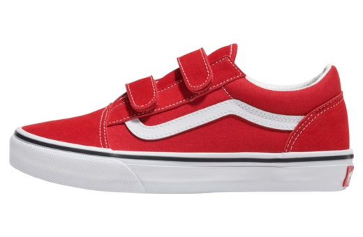 Vans Old Skool V Racing Red / True White