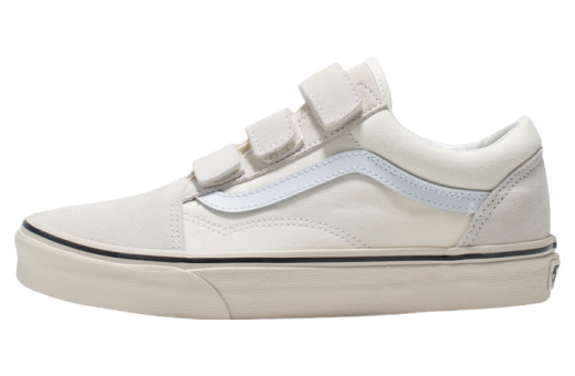 Vans Old Skool V Suede Canvas Marshmallow White / Turtledove White