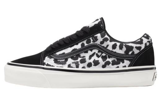 Vans Premium Old Skool Leopard Black / White