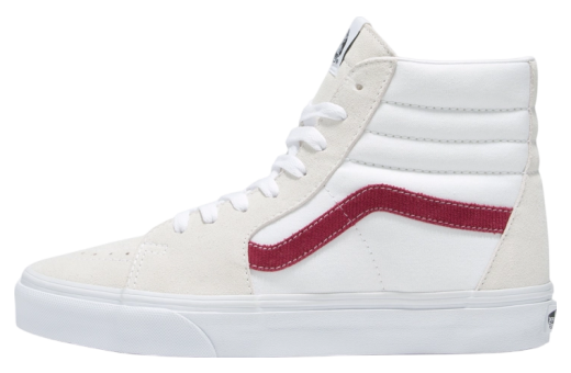 Vans Sk8-Hi Corduroy Rumba Red / True White