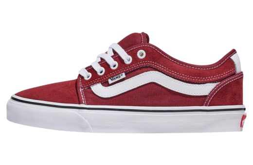 Vans Skate Chukka Low Sidestripe Burgundy / White