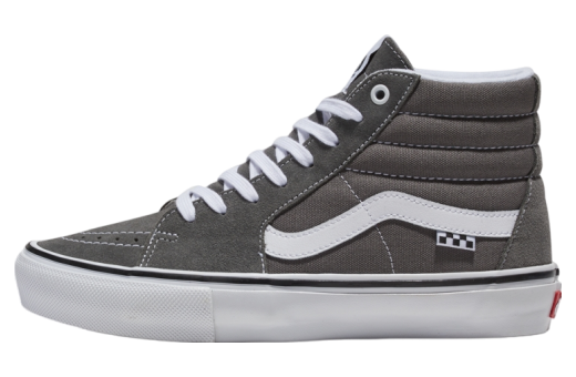 Vans Skate Sk8-hi Pewter Grey / White