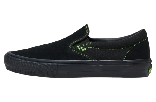 Vans Skate Slip-on Neon Black / Green