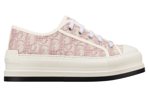 Walk n Dior Platform WMNS Nude Oblique Embroidered Cotton