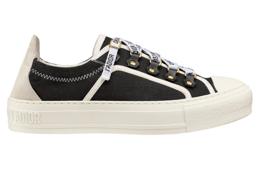 Walk n Dior WMNS Black Canvas / White Suede Calfskin