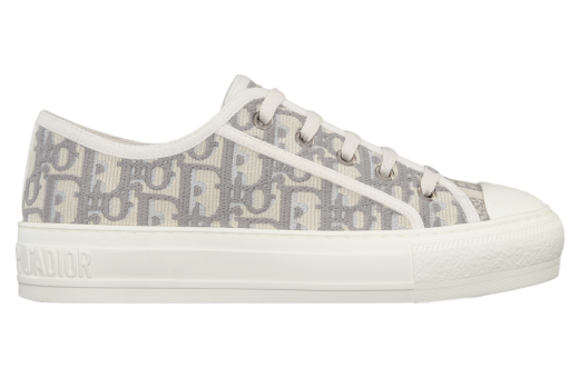 Walk n Dior WMNS Stone Gray Oblique Embroidered Cotton