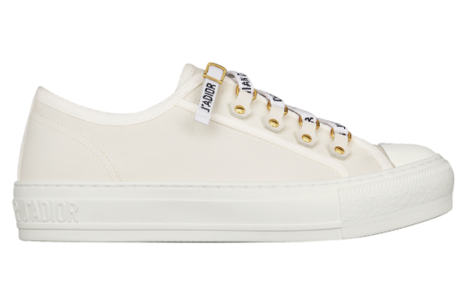 Walk n Dior WMNS White Cotton Canvas